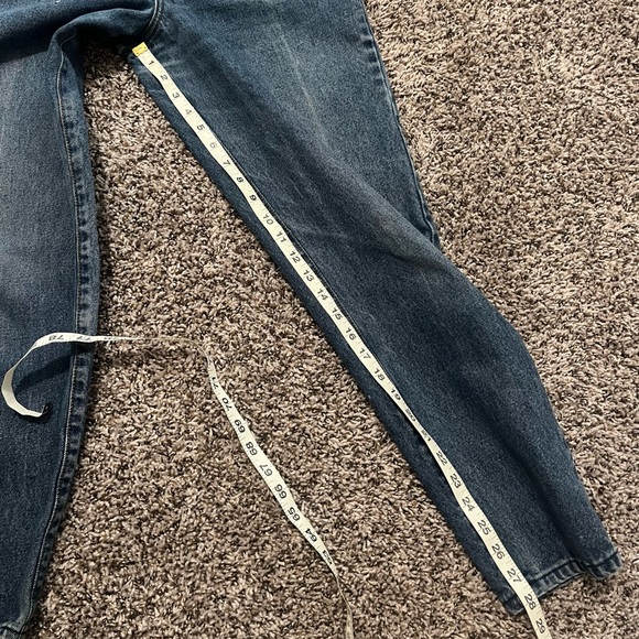 Vintage Bonjour high waisted straight leg blue jeans women’s size 7/8 - Picture 10 of 11